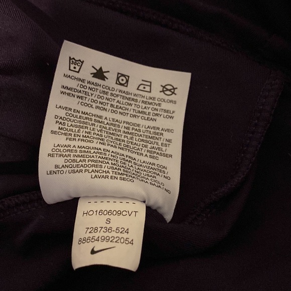 Nike Purple Dri Fit Court Pure Racerback Tennis Dress, Size Small - Picture 14 of 15